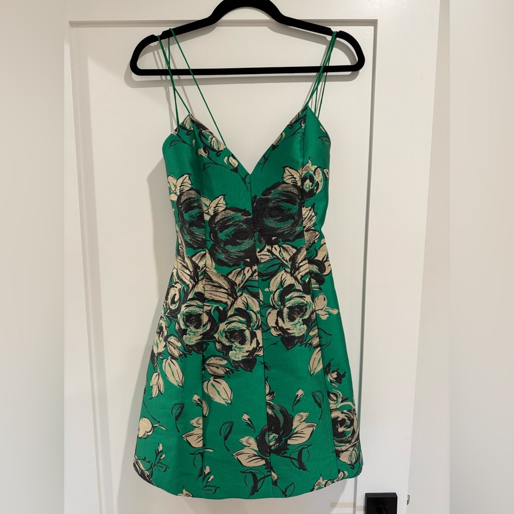 Alice + Olivia Tayla Jacquard Mini Dress
